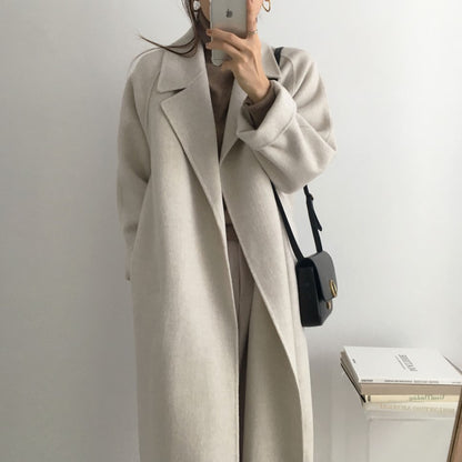 Veluxe Double-Sided Cashmere Coat