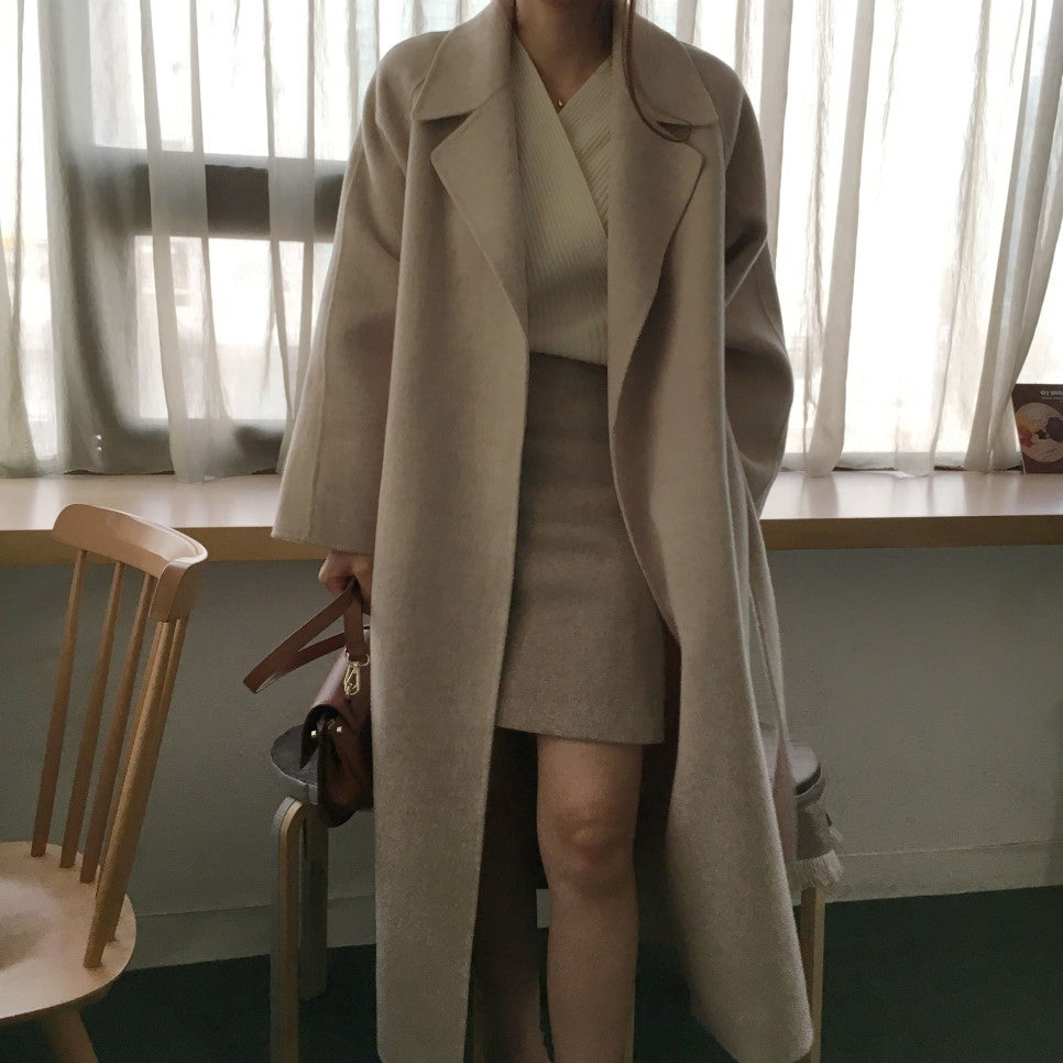 Veluxe Double-Sided Cashmere Coat