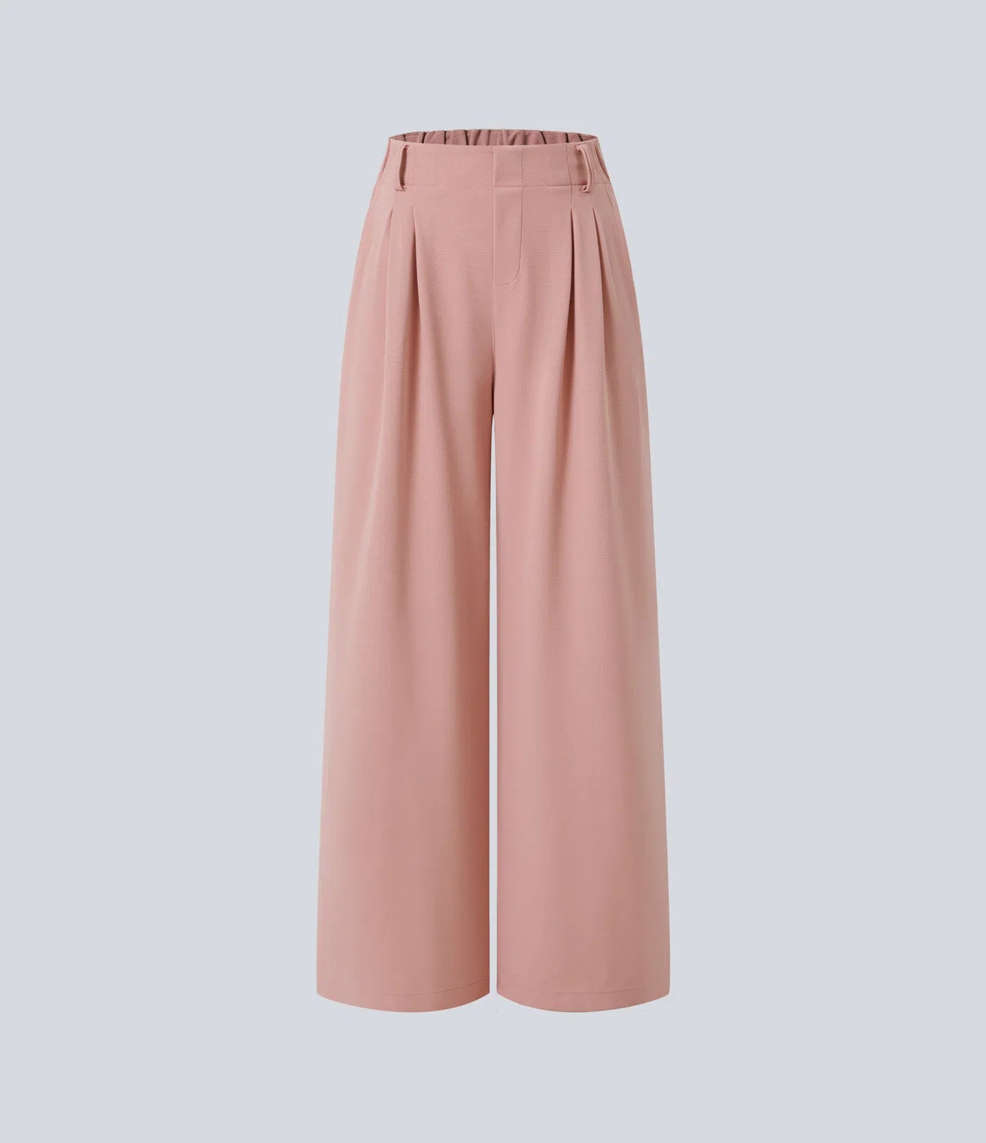 StyleEase™ High Waisted Side Pocket Wide Leg Pants