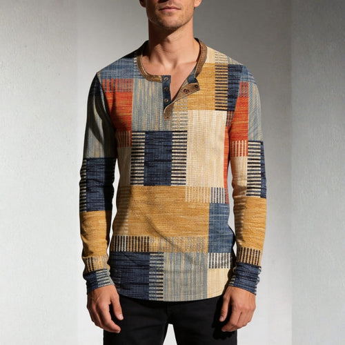 Aiden Men's Casual Shirt | Soft-Touch Fabric, Long Sleeve-Men's Shirts-Consuave