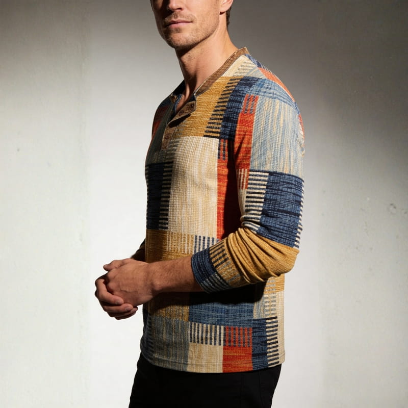 Aiden Men's Casual Shirt | Soft-Touch Fabric, Long Sleeve-Men's Shirts-Consuave