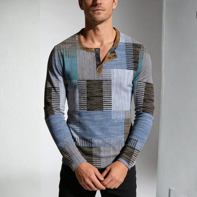Aiden Men's Casual Shirt | Soft-Touch Fabric, Long Sleeve-Men's Shirts-Consuave