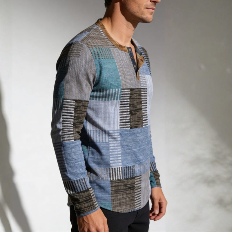 Aiden Men's Casual Shirt | Soft-Touch Fabric, Long Sleeve-Men's Shirts-Consuave