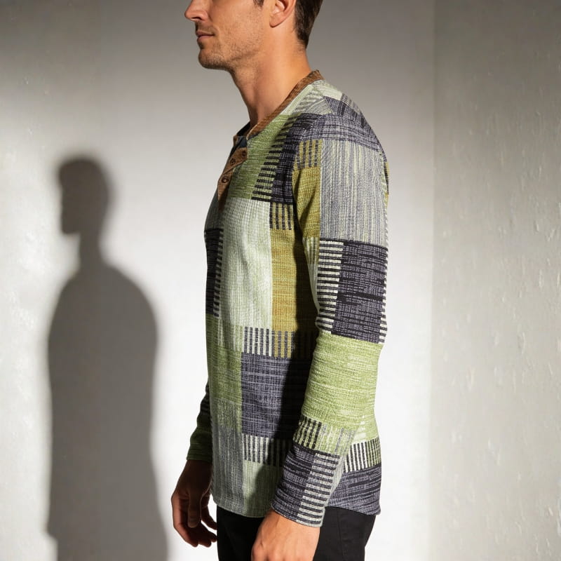 Aiden Men's Casual Shirt | Soft-Touch Fabric, Long Sleeve-Men's Shirts-Consuave