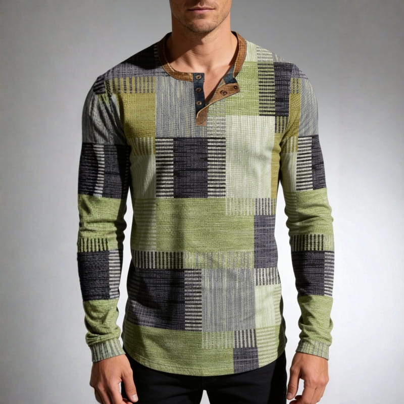 Aiden Men's Casual Shirt | Soft-Touch Fabric, Long Sleeve-Men's Shirts-Consuave