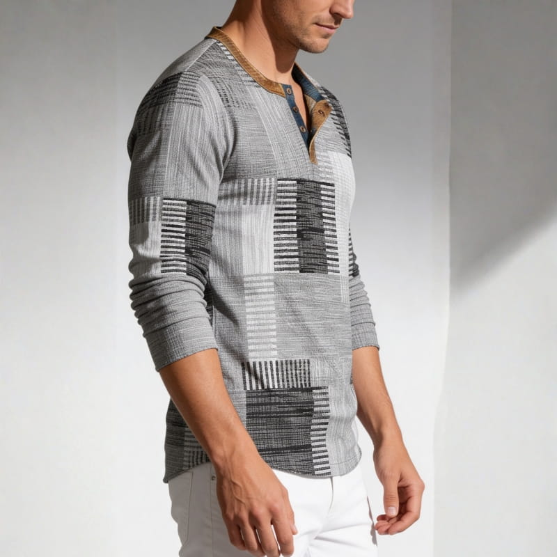 Aiden Men's Casual Shirt | Soft-Touch Fabric, Long Sleeve-Men's Shirts-Consuave
