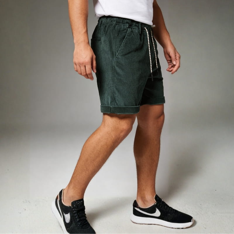 Aiden Men's Shorts | Soft Corduroy, Relaxed Fit-Men's Shorts-Consuave