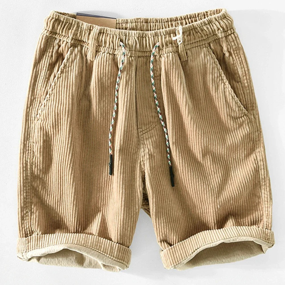 Aiden Men's Shorts | Soft Corduroy, Relaxed Fit-Men's Shorts-Consuave