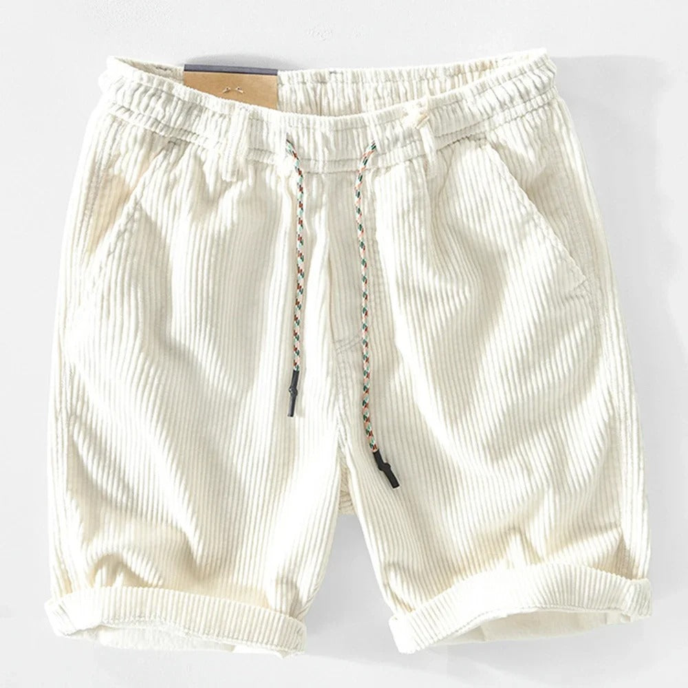 Aiden Men's Shorts | Soft Corduroy, Relaxed Fit-Men's Shorts-Consuave