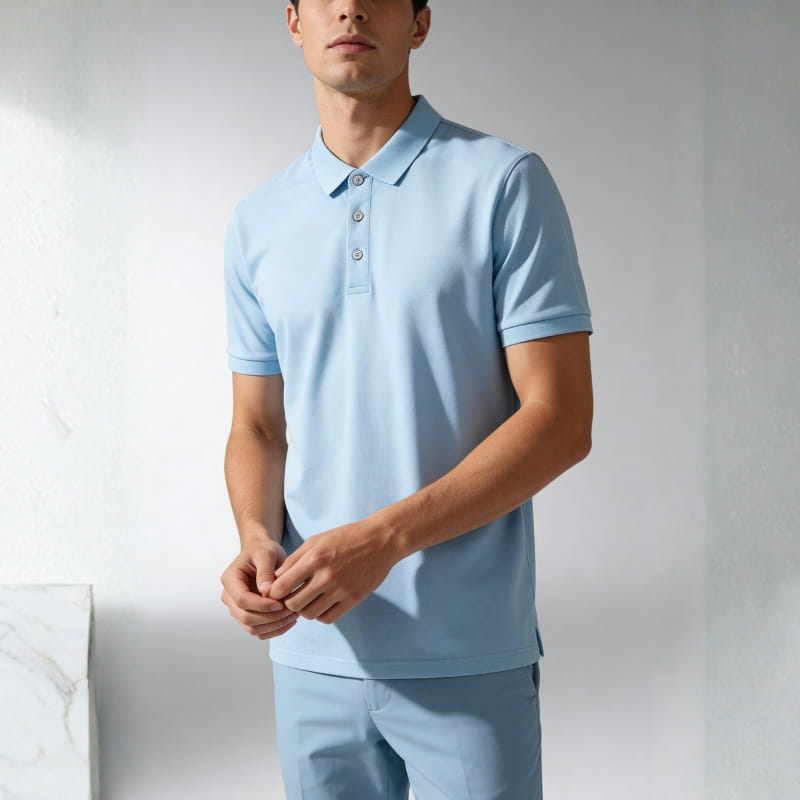 Dylan Men's Polo Shirt | High-Stretch Performance Fabric, Moisture-Wicking-Polo Shirts-Consuave