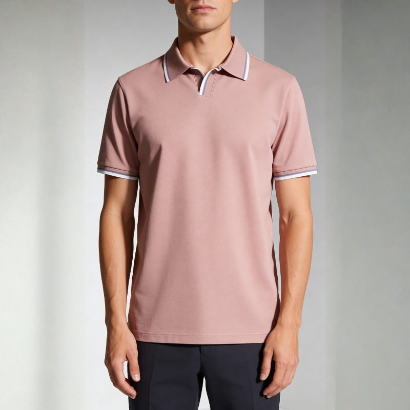 Ethan Men's Polo Shirt | Cotton Tailored, Short Sleeve-Polo Shirts-Consuave