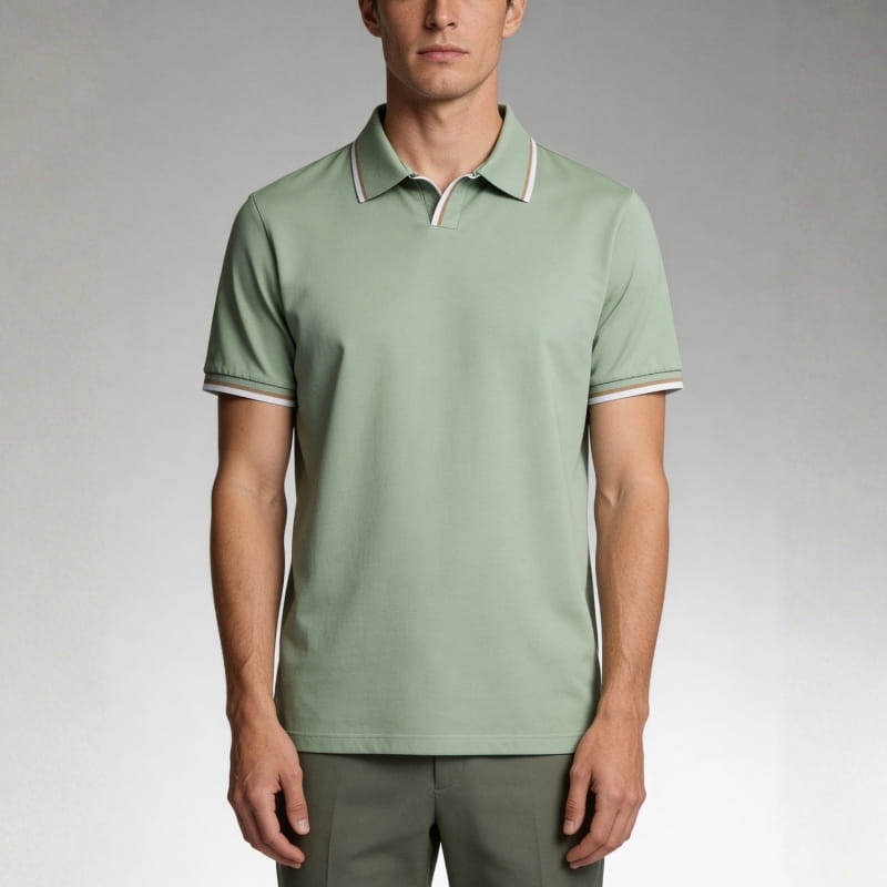 Ethan Men's Polo Shirt | Cotton Tailored, Short Sleeve-Polo Shirts-Consuave