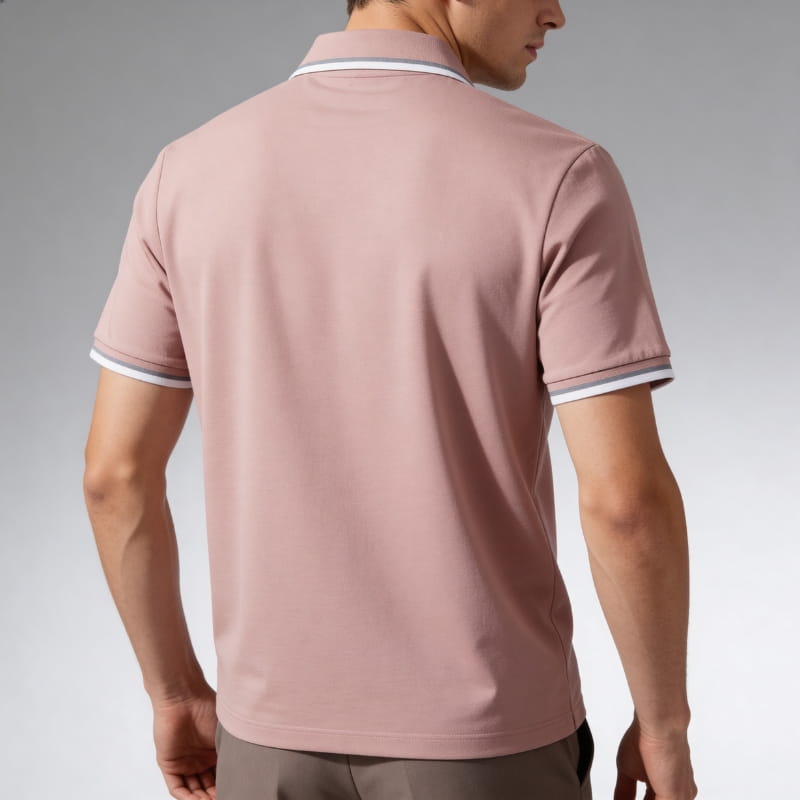 Ethan Men's Polo Shirt | Cotton Tailored, Short Sleeve-Polo Shirts-Consuave