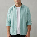 Liam Men's Button-Down Shirt | Lightweight Cotton, Relaxed Fit-Casual Shirts-Consuave