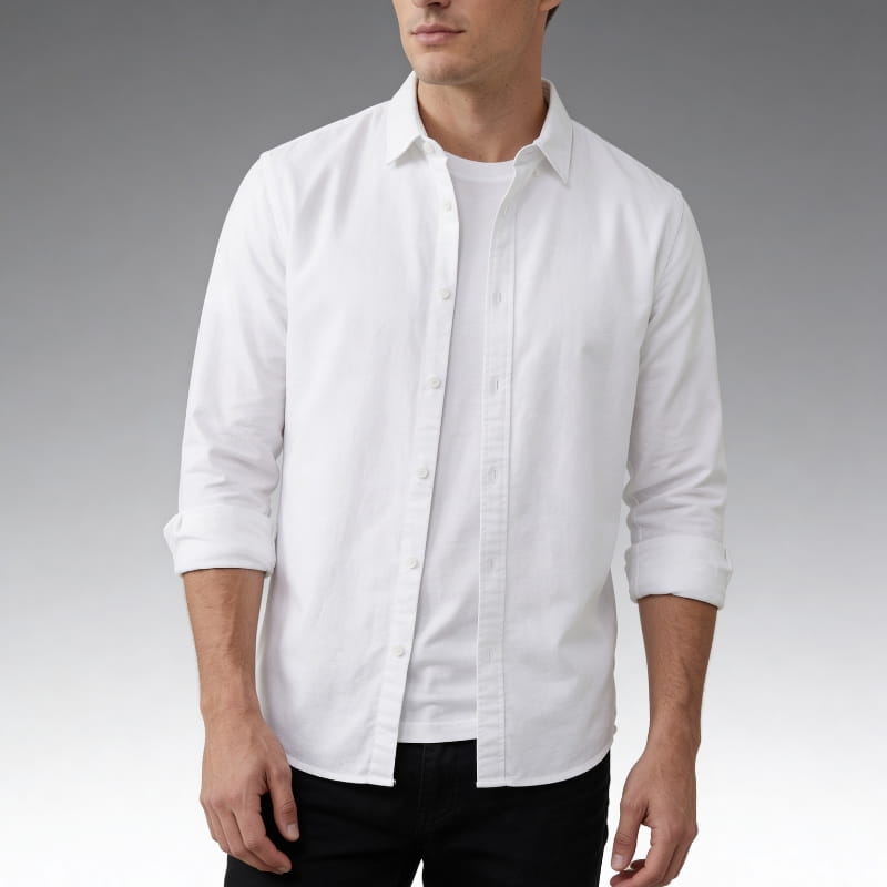 Liam Men's Button-Down Shirt | Lightweight Cotton, Relaxed Fit-Casual Shirts-Consuave
