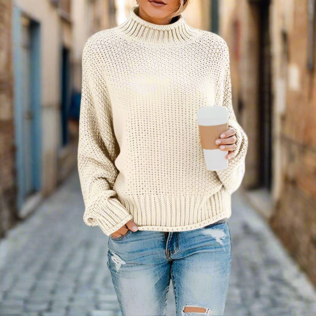 Aria Knitted Turtleneck Sweater