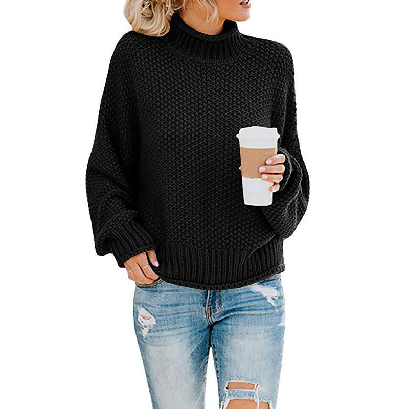 Aria Knitted Turtleneck Sweater