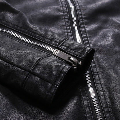 PU Leather Motorcycle Jacket