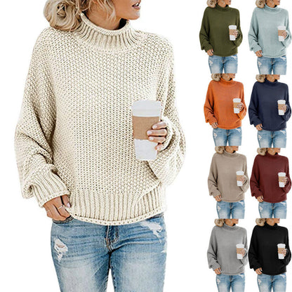 Aria Knitted Turtleneck Sweater