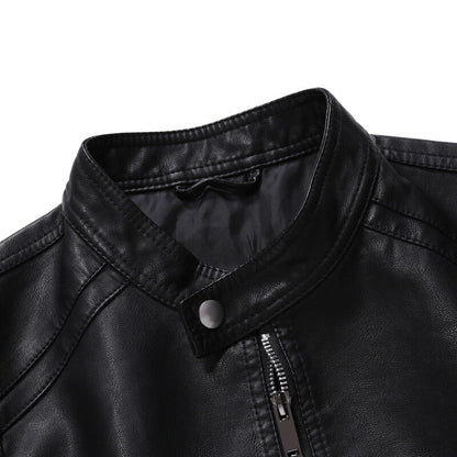 PU Leather Motorcycle Jacket