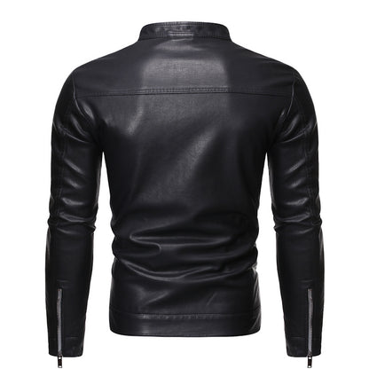 PU Leather Motorcycle Jacket