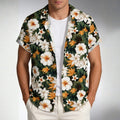 Ronan Men's Button-Up Shirt | Lightweight Tropical Floral-Shirts-Consuave
