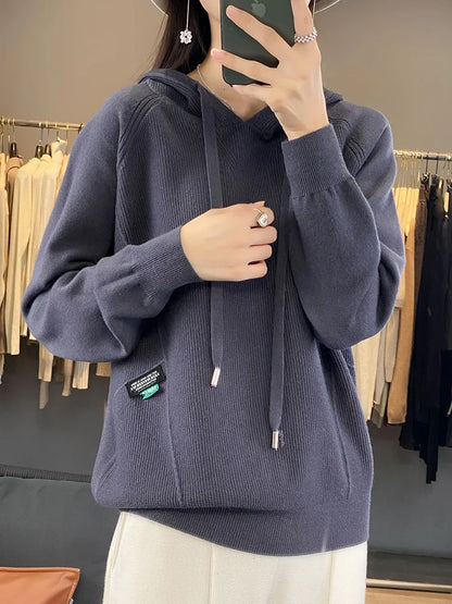 Spring Breeze Knitted Hoodie