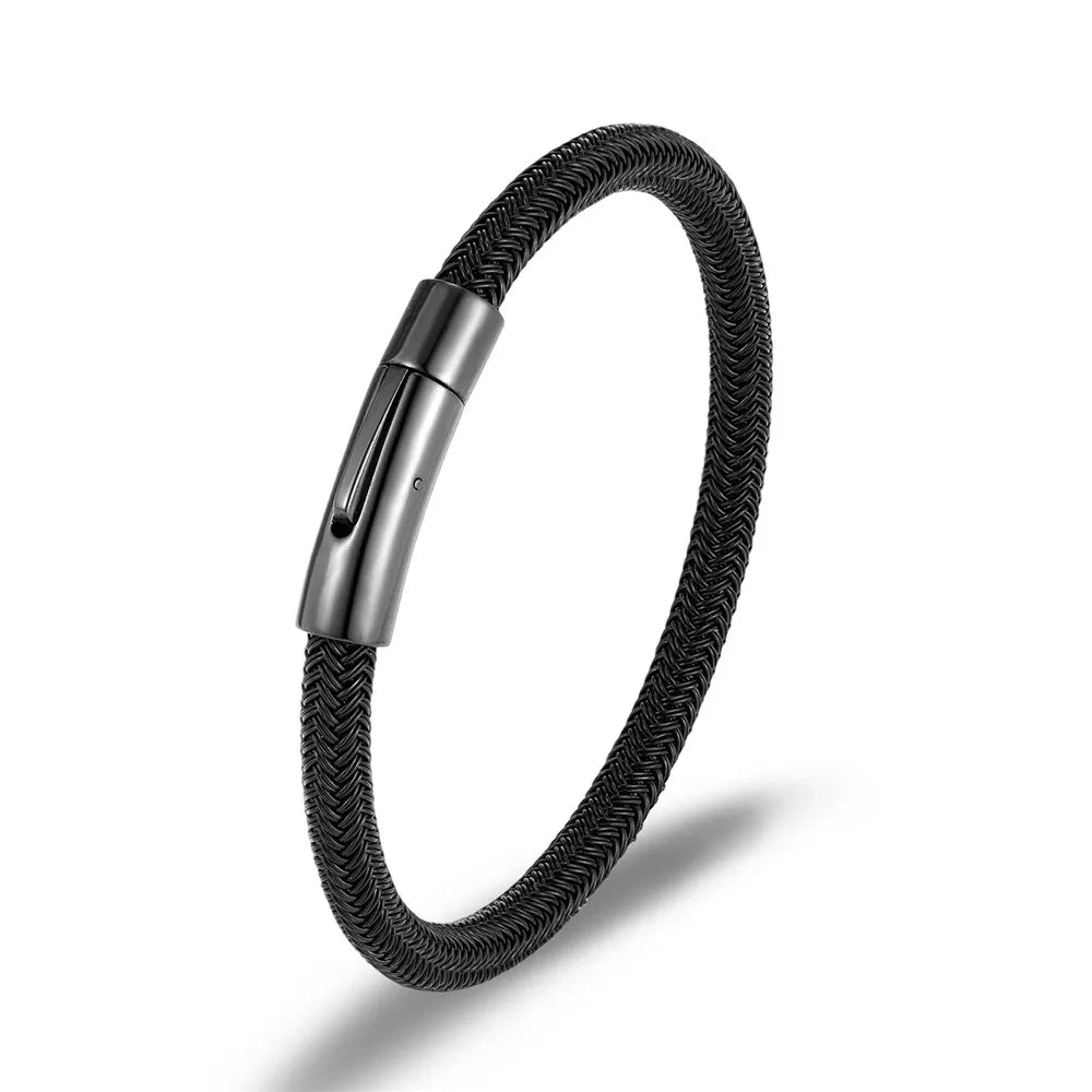 Eternity Steel Rope Bracelet