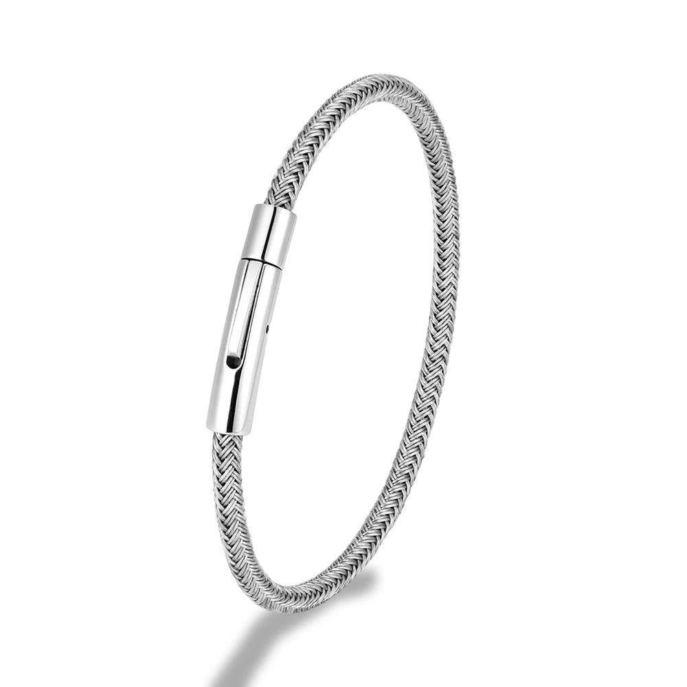 Eternity Steel Rope Bracelet
