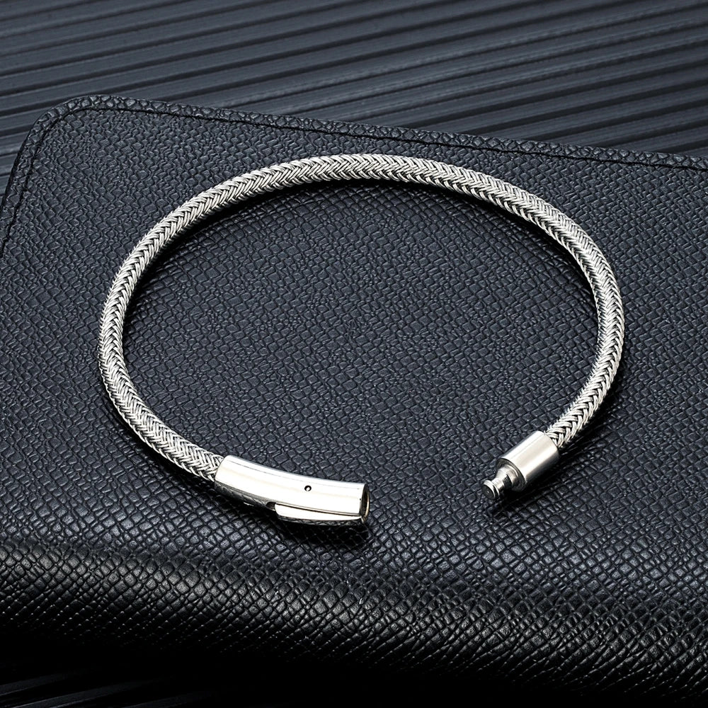 Eternity Steel Rope Bracelet