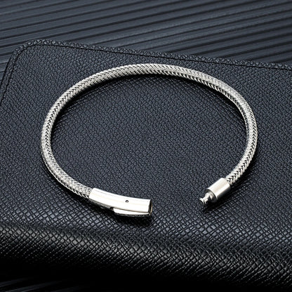 Eternity Steel Rope Bracelet