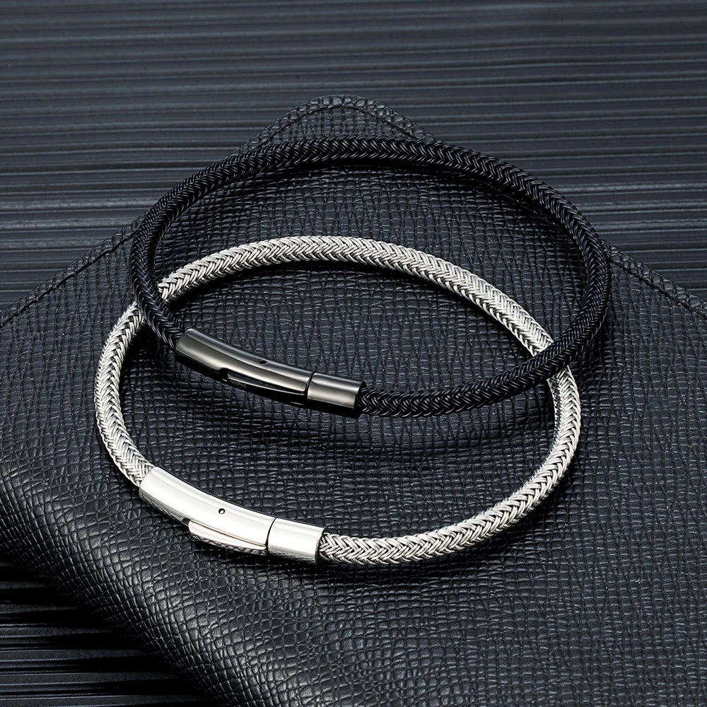 Eternity Steel Rope Bracelet