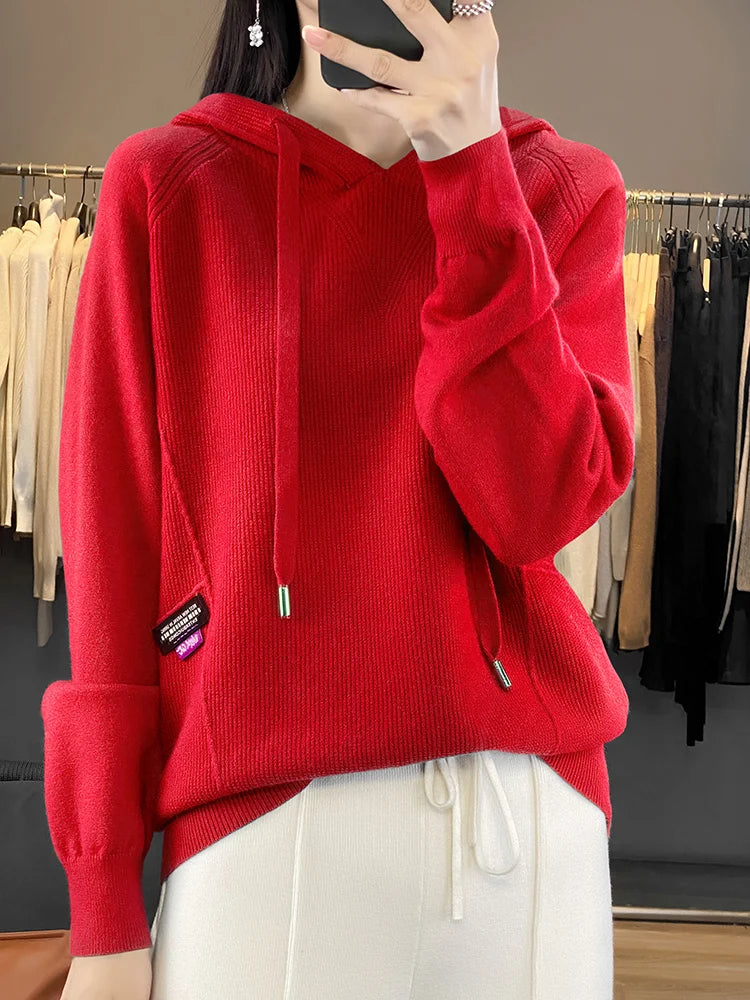 Spring Breeze Knitted Hoodie