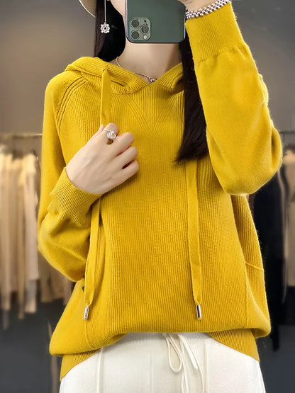 Spring Breeze Knitted Hoodie