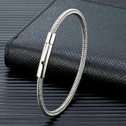Eternity Steel Rope Bracelet