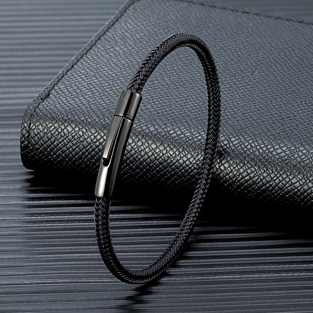Eternity Steel Rope Bracelet