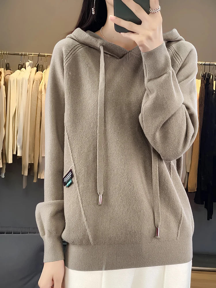 Spring Breeze Knitted Hoodie