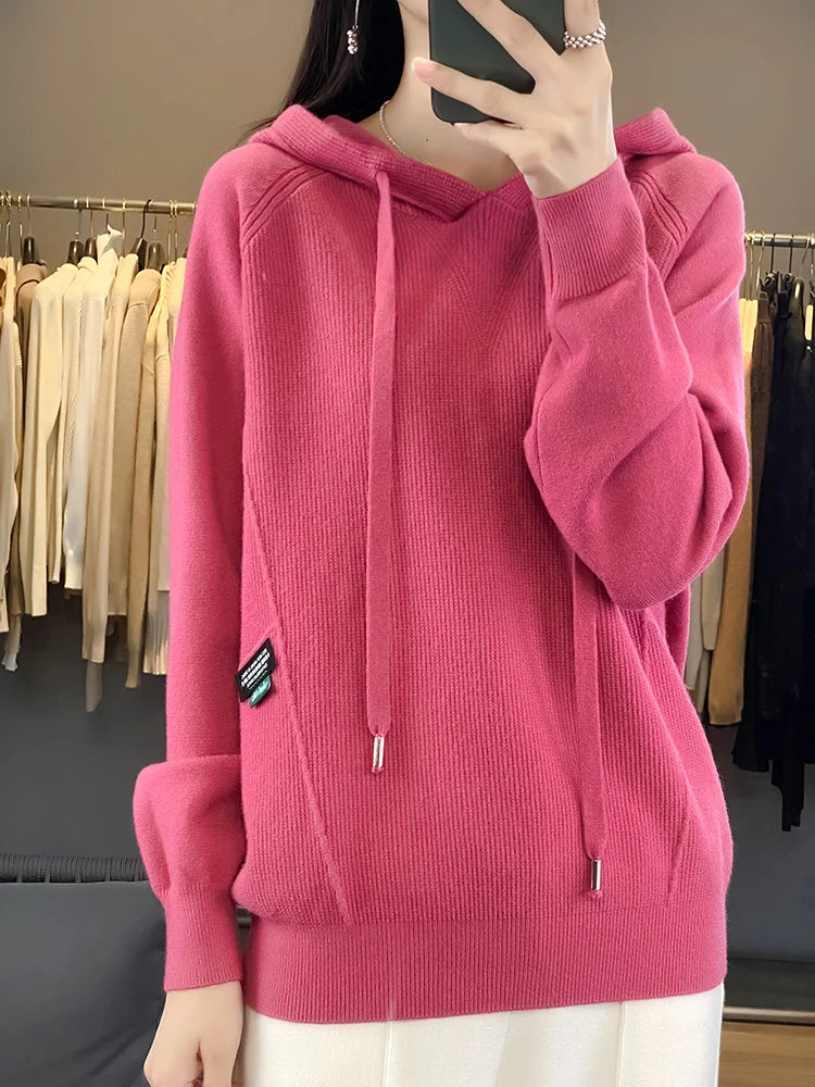 Spring Breeze Knitted Hoodie