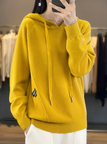 Spring Breeze Knitted Hoodie