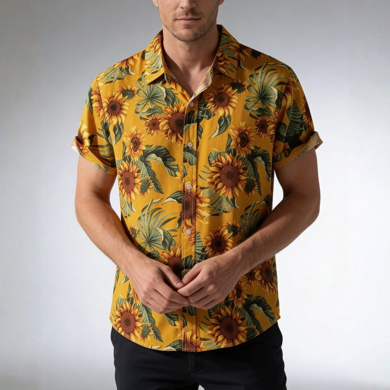 Sienna Women's Summer Shirt | Floral Print, Lightweight-Shirts-Consuave