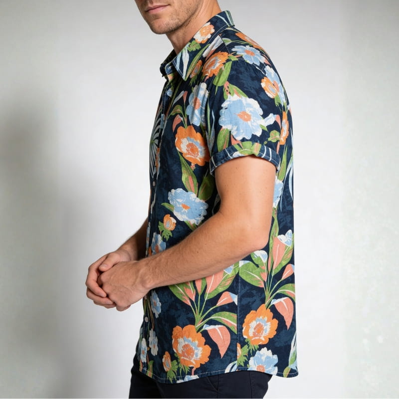Sienna Women's Summer Shirt | Floral Print, Lightweight-Shirts-Consuave