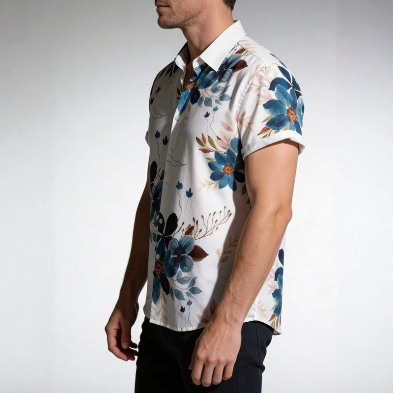 Sienna Women's Summer Shirt | Floral Print, Lightweight-Shirts-Consuave