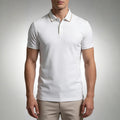 Vince Men's Polo Shirt | Breathable Stretch Knit-Men's Polo Shirts-Consuave