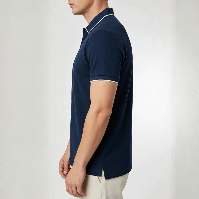 Vince Men's Polo Shirt | Breathable Stretch Knit-Men's Polo Shirts-Consuave